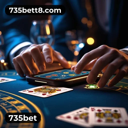Comparação APP mobile vs versão web da 735bet